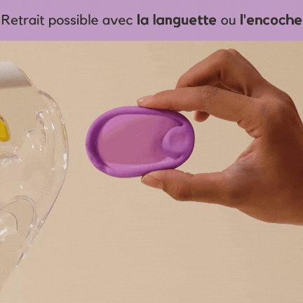 Femdisc: coupe menstruelle améliorée réutilisable avec languette